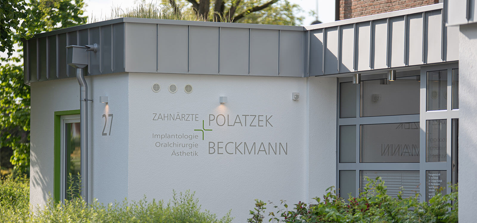 Außenansicht Praxis Polatzek Beckmann